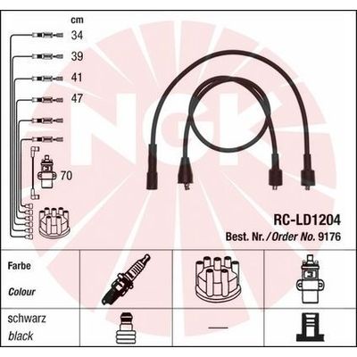 Buji Kablosu  NGK 9176