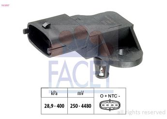 MAP Sensörü  FACET 10.3357  31405341
