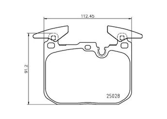 Fren Disk Balata Ön MAGNETI MARELLI 363700406098  581012SA51 34106872334