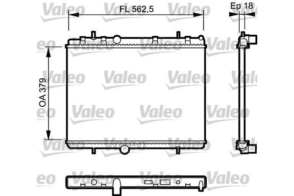 Su Radyatörü  Ford Ka (CCU)(2008->)  VALEO 735091