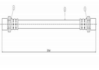 Fren Hortumu Arka Sağ veya Sol CAVO C800 254A  9094702365
