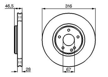 Fren Disk Ayna Ön Sağ ve Sol BOSCH 0 986 478 625  MB2104211412 MB2104211712 2104211412 210 421 14 12 2104211712 210 421 17 12 A2104211412 A 210 421 14 12 A2104211712 A 210 421 17 12