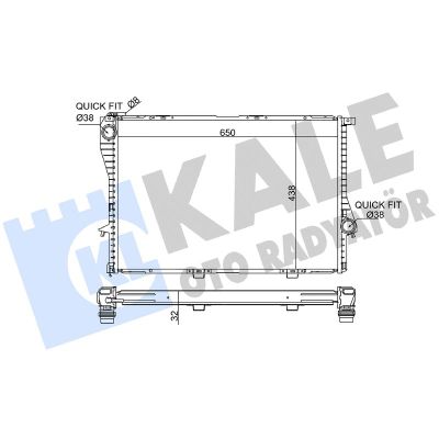 Su Radyatörü  KALE 348600