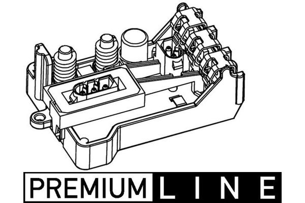 Kalorifer Rezistansı  BMW 7 Serisi (E65/E66)(2001->)  MAHLE ABR 30 000P