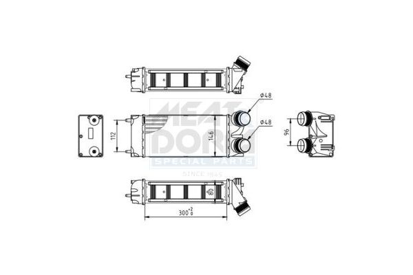 Turbo Radyatörü  Peugeot 3008 (05.2009->)  PSA ORJINAL 0384L4