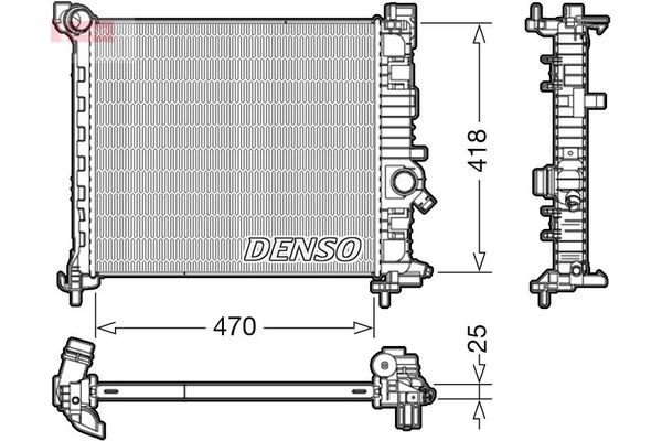 Su Radyatörü  DENSO DRM20114
