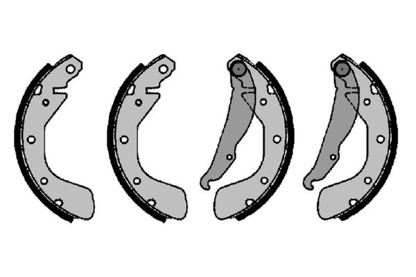 Fren Pabuçlu Balata Arka Opel Astra F Van (1991->)  RECOVER 18093