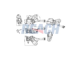 Motor Yağ Soğutucu  GUA 40837  55238286 55269523 55217287 55232814