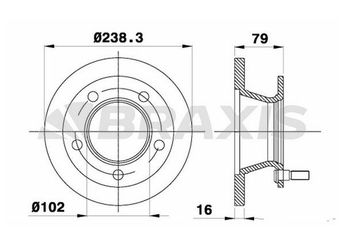 Fren Disk Ayna Ön Sağ ve Sol BRAXIS AD1049  DF2579 6314200372 6314200772 A6314200372 A6314200772