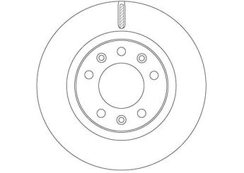Fren Disk Ayna Ön Sağ ve Sol TRW DF6785  1610704680 16 107 046 80