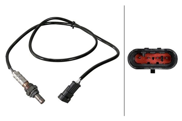 Oksijen (Lambda) Sensörü  Lancia Kappa S.Wagon (1996->)  HELLA 6PA 358 221-511