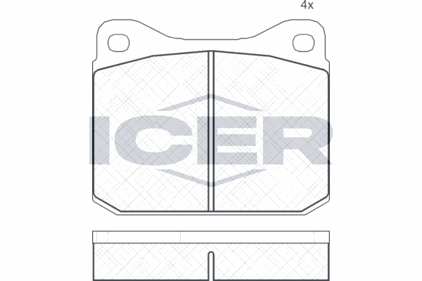 Fren Disk Balata Ön Volkswagen LT P.Van/Minibüs (01.1979->1996)  KALE BALATA 20392 185 04 ANS KD13