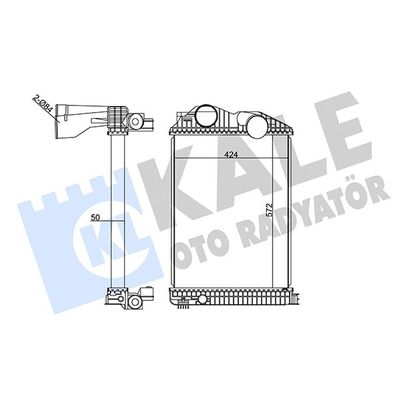 Turbo Radyatörü  KALE 350315