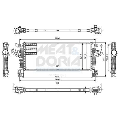 Turbo Radyatörü  Opel Cascada (01.2013->)  ORİS 756-4835A