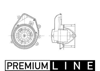 Kalorifer Motoru  MAHLE AB 54 000P  8D1820021A 8D1 820 021 A 8D1820021C 8D1 820 021 C