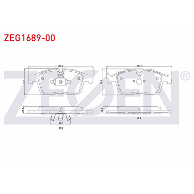 Fren Disk Balata Ön ZEGEN ZEG1689-00