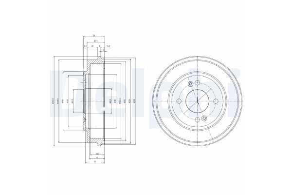 Kampana Arka Sağ veya Sol Hyundai Getz (TB)(2002->)  DELPHI BF517