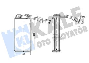 Kalorifer Radyatörü  MGA 81229  JEF100150