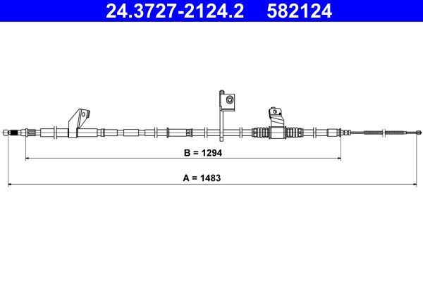 El Fren Teli Arka Sağ Mitsubishi Pajero (V20/V40)(1992->)  CAVO 3302 679