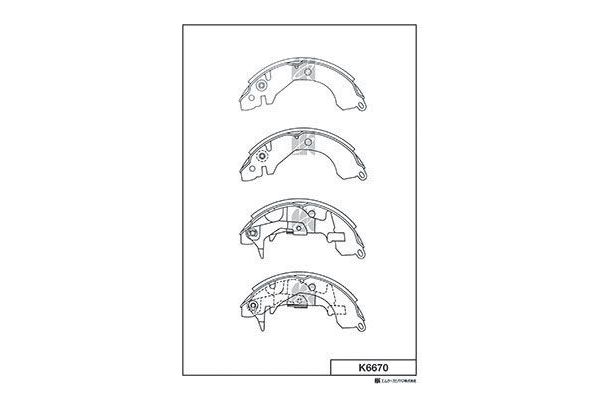 Fren Pabuçlu Balata Arka MGA 54221