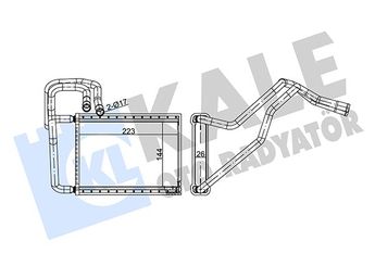 Kalorifer Radyatörü  KALE 347405  971382F000 97138-2F000 971382F005