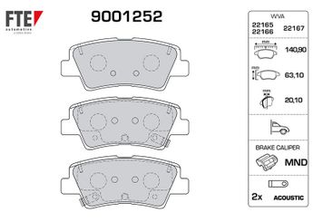 Fren Disk Balata Ön FTE 9001252  77367214 77369311 77369360 52094174 77367936 77368211 77368577 77368778 K2AMV3886AA K2AMV3886AB K68346917AA K68346917AB K68346986AA K68346986AB K68379582AA K68379582AB
