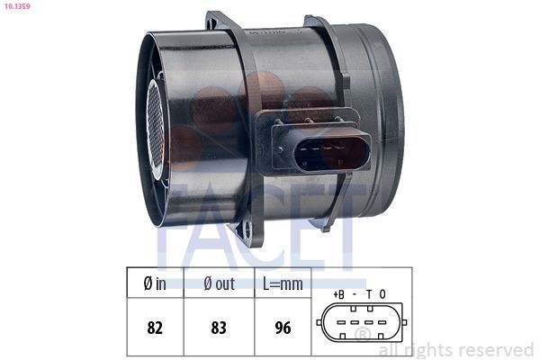 Hava Debimetresi  Mercedes Sprinter III Kamyonet RWD/AWD (907)(02.2018->)  NGK 92888