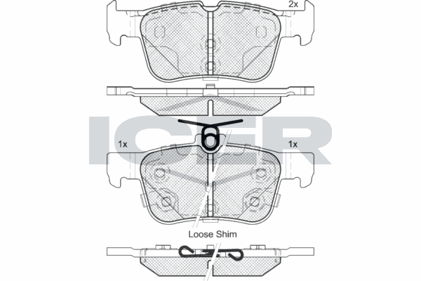 Fren Disk Balata Arka Ford Focus S.Wagon (CGE)(2018->)  FORD ORJINAL DG9C2M007HA