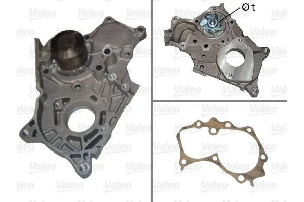 Devirdaim Su Pompası  Toyota Avensis (T25)(2003->)  VALEO 506849