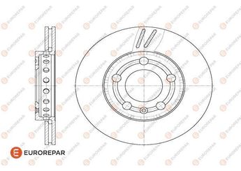 Fren Disk Ayna Ön Sağ ve Sol EUROREPAR 1618888080  1618888080 6Q0615301 6Q0615301A JZW615301M