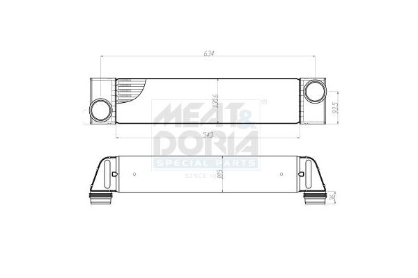 Turbo Radyatörü  Land Rover Range Rover (LM)(01.2002->)  MAHLE CI 160 000P