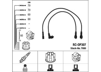 Buji Kablosu  NGK 7080  