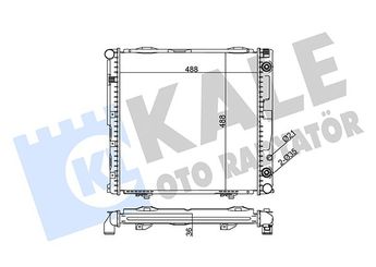 Su Radyatörü  KALE 351960  17118678027 17118672107 1245006202 1245006303 A1245006202 A1245006303