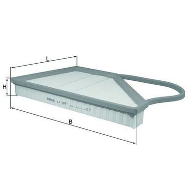 Hava Filtresi  MAHLE LX 1091