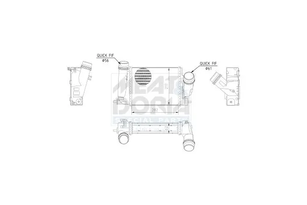 Turbo Radyatörü  ORİS 256-4835A