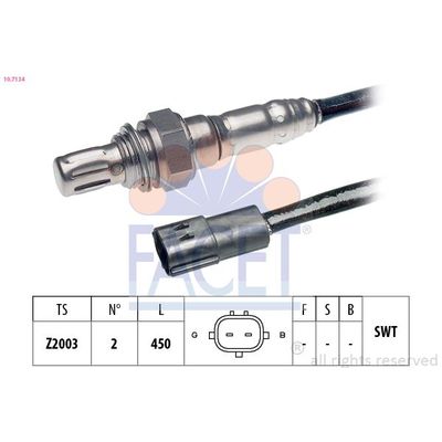 Oksijen (Lambda) Sensörü  FACET 10.7134