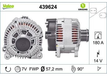 Alternatör  VALEO 439624  21903016 021903016 21903016X 021903016X 95560311700 955 603 117 00 955603117X 955 603 117 X