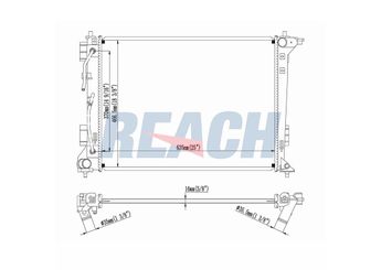 Su Radyatörü  VEKA 16-3253  25310D7600 25310D7650