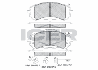 Fren Disk Balata Ön BEŞER 4436  1610428780 1678168180 16 781 681 80 16 104 287 80 1619790980 16 197 909 80 1647860280 16 478 602 80 SU001B2505 SU001-B2505 SU001B3771 SU001-B3771