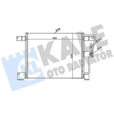 Klima Radyatörü  KALE 385900