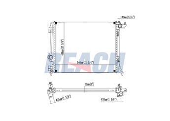 Su Radyatörü  FORD ORJINAL XS6H8005DA  214108175R 214109798R
