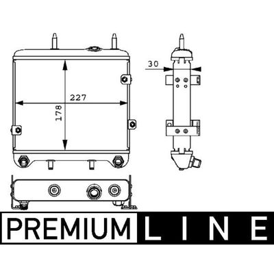 Motor Yağ Soğutucu  MAHLE CLC 28 000P