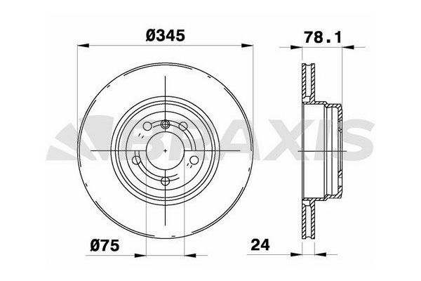 Fren Disk Ayna Arka Sağ ve Sol BRAXIS AD1042