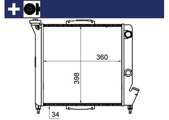 Su Radyatörü  MAHLE CR 832 000S  1766348 1804849 1830145 CV618005VA CV618005VB CV618005VC 7700757930 77 00 757 930 7700773968 77 00 773 968 7700973700 77 00 973 700 7702146438 77 02 146 438 7702159882 77 02 159 882