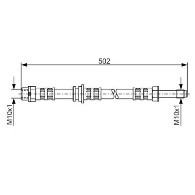Fren Hortumu Arka Sağ veya Sol BMW 3 Serisi Touring (E46)(1999->)  BOSCH 1 987 476 971