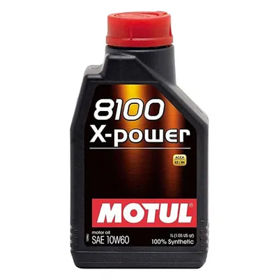 Motor Yağı Tam Sentetik 8100 X-Power (1 Lt) 10W60  MOTUL 106142