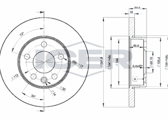 Fren Disk Ayna Ön Sağ ve Sol MGA 50209  701615301G 701 615 301 G