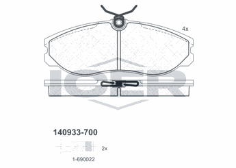Fren Disk Balata Ön AYD 60216A  410609C125 1203933 1 203 933 1495951 1 495 951 1954459 1 954 459 1954460 1 954 460 1956421 1 956 421 1956495 1 956 495 1957042 1 957 042 1L4J2K021AA 1L4J-2K021-AA 1L4J2K021AB 1L4J-2K021-AB 410600F025 41060-0F025 410602X825 41060-2X825 41060-9C125 410609C525 41060-9C525 410609C526 41060-9C526 410609G125 41060-9G125 D10602X80A D1060-2X80A 8660004629 86 60 004 629 8671016538 86 71 016 538