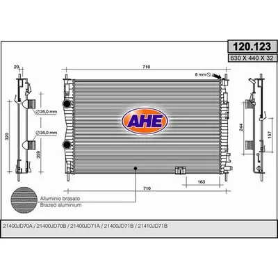 Su Radyatörü  ORİS BME120026