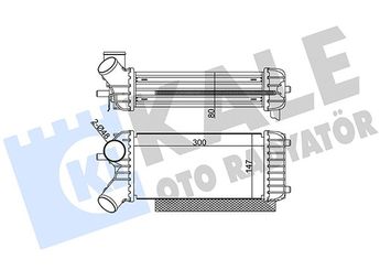 Turbo Radyatörü  ORİS IFR508076  8V619L440CE 1755305 1692747 1697476 1747987 8V619L440CD